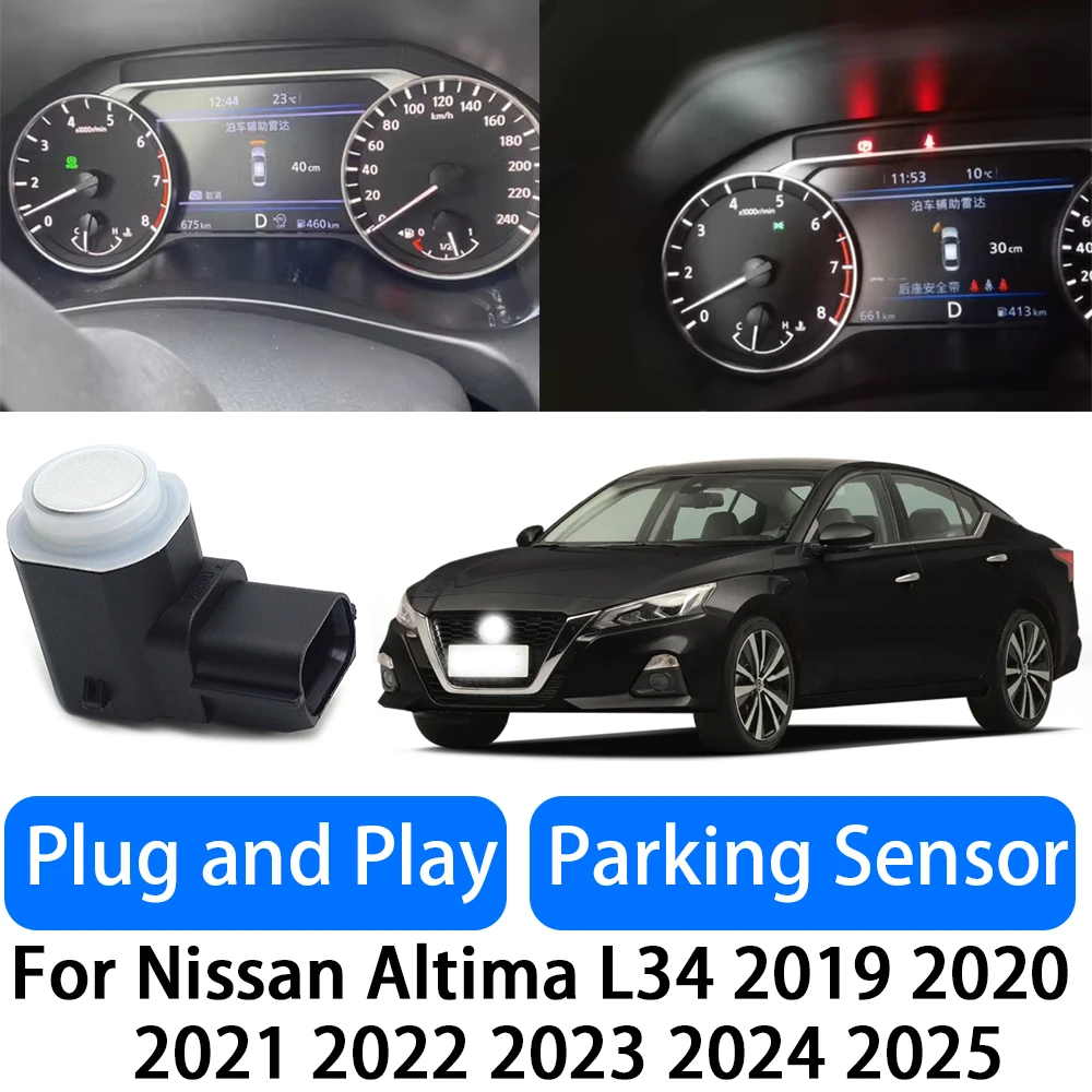 

For Nissan Altima L34 2021 2022 2023 2024 2025 Reverse Radar Precision Detection & Easy Install OEM Fit Parking Sensor System