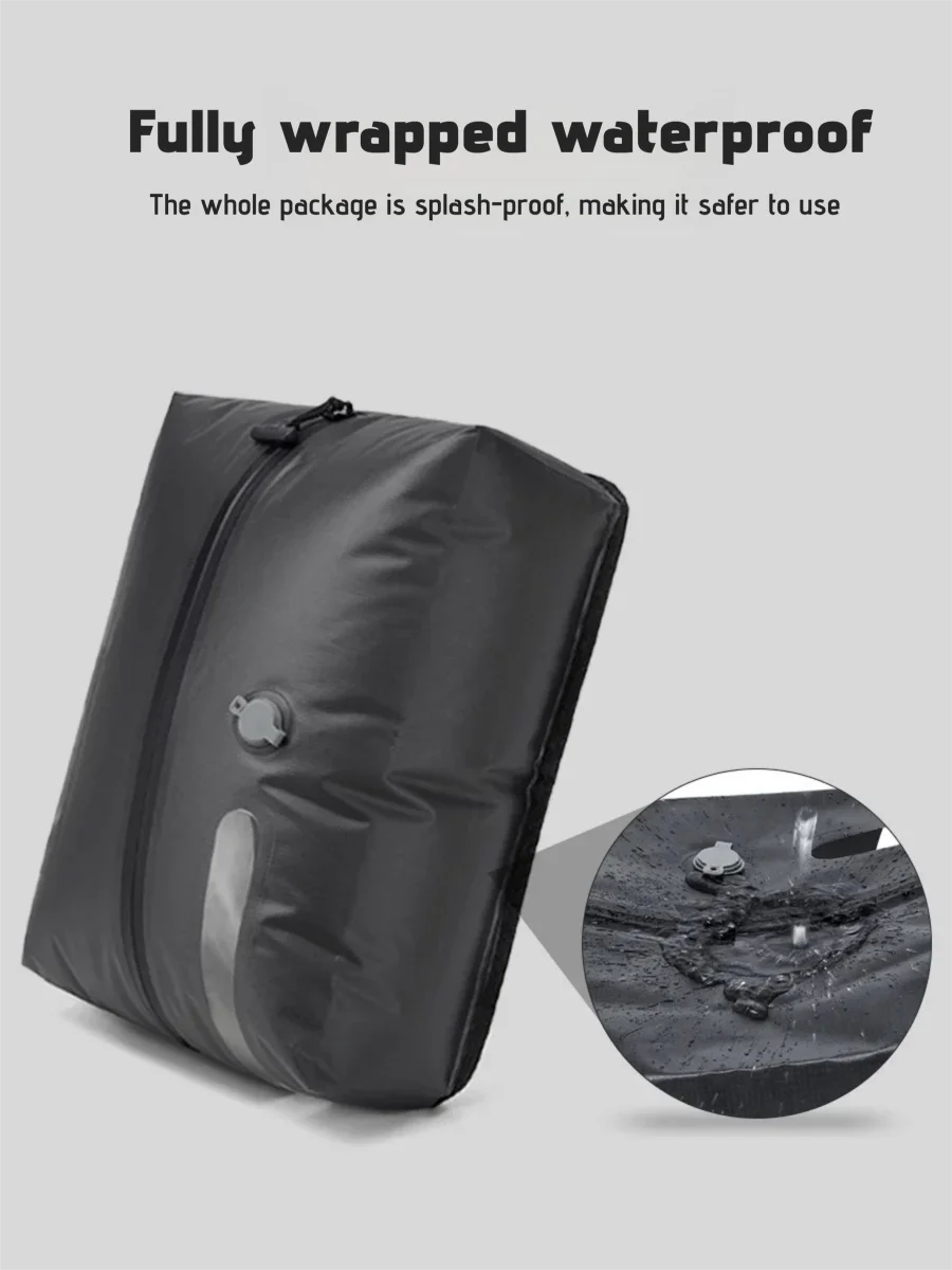 حقيبة تخزين مضغوطة مقاومة للماء من مادة TPU مكعب تعبئة للسفر مع صمام منظم محكم خفيف الوزن للملابس وأمتعة التخييم