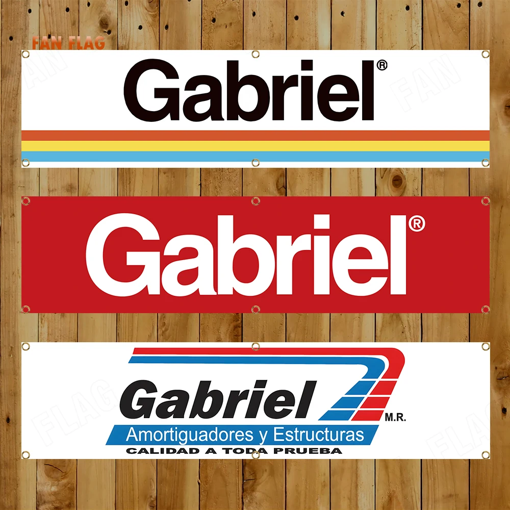 

60x240cm Auto Parts-Gabriel Banner Flag Polyester Printed Garage or Outdoor Decoration Tapestry