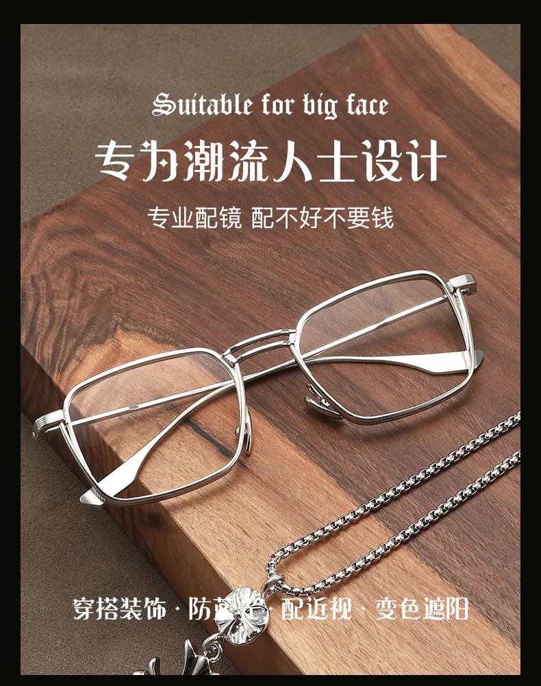 Shatar Neue Prozess Titan Legierung Rahmen Lesebrille Für Männer frauen High-end Bequeme Große Gesicht Verbreiterung Presbyopie Glasse – Detail 3