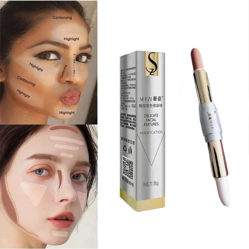 Shezi Gesicht und Körper Sonnenschutz White ning SPF30 Concealer zweifarbige Maske Stick Hochglanz Foundation Make-up Korea Sonnenschutz Set