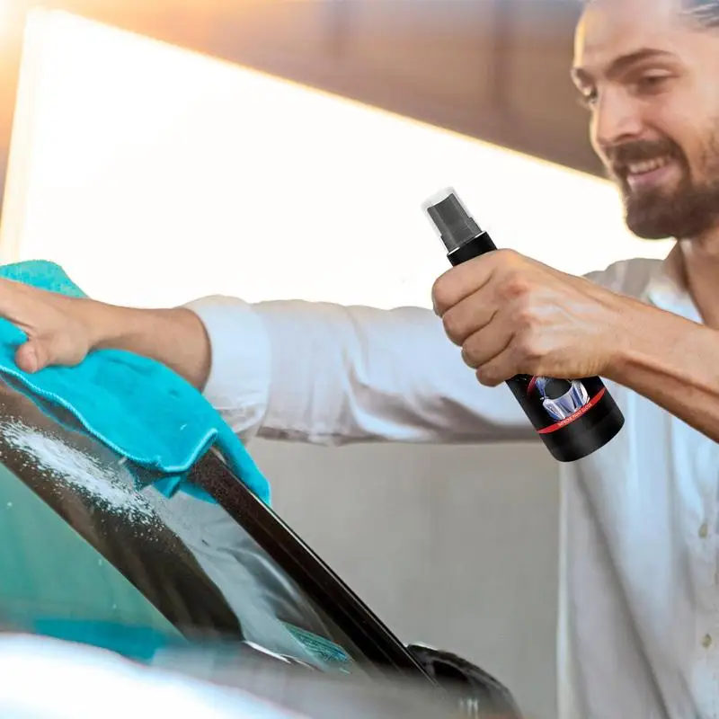 Water Repellent Spray Anti Rain Coating Kit Car Glass Hydrophobic Anti-rain Liquid Windshield Mirror Cleaner Car Detailing Spray