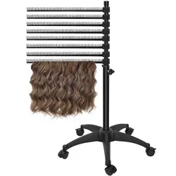 144 Pegs Adjustable Braiding Stylists Hair Rack Hair Racks Double Sided Standing Hair Stand Extension Holder Braiders Tools