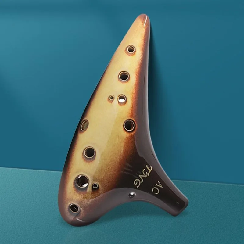 

12-луночная окарина, профессиональные окарина для начинающих, редкие портативные инструменты Орфа, средневековые ручные музыкальные инструменты