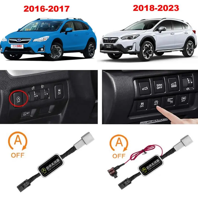 Auto Stop Start Switch For SUBARU XV Crosstrek GT 2016-23 Car Automatic Start Stop Engine System Eliminator Plug Device Control