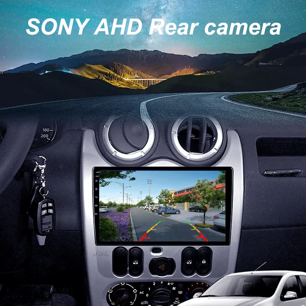 Android 16 Car Radio For Renault Logan 1 Sandero 2009 - 2015 For Dacia Duster 2010 - 2017  Multimedia Video Player Navigation s view 3