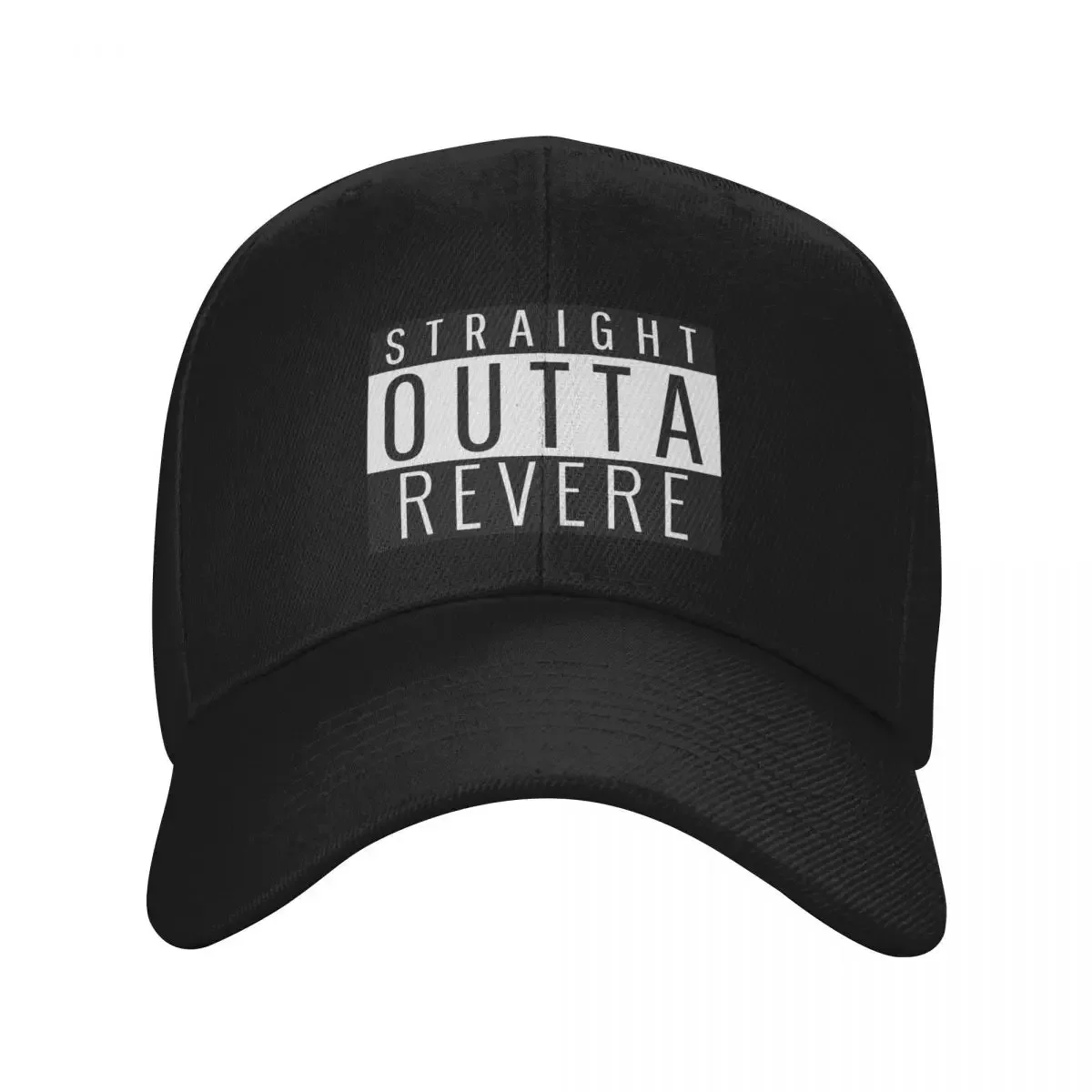 Straight Outta Revere Massachusetts Baseball Cap Bobble Hat western Hat Hats Man Women's