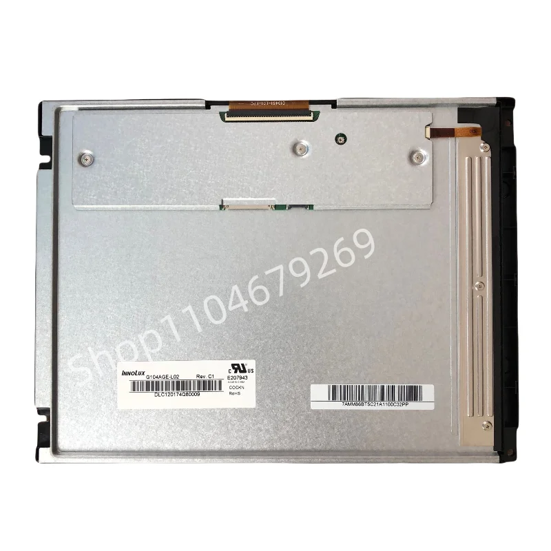 Para G104AGE-L02 painel de exibição de tela lcd 10.4 Polegada 800*600 display lcd g104age l02