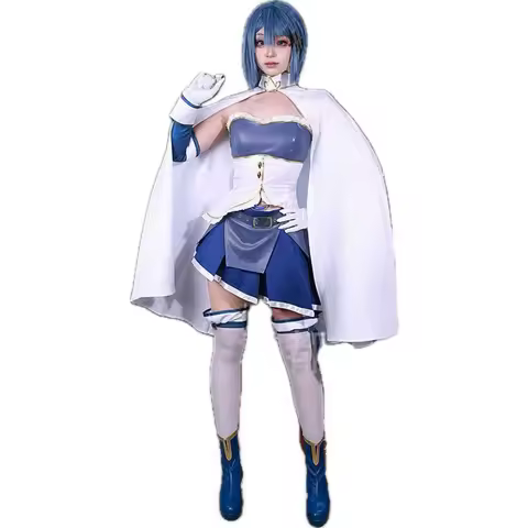 In Stock XS-2XL Miki Sayaka Cosplay Costume Wig Anime Puella Magi Madoka Magica Halloween Party Outfits for Women