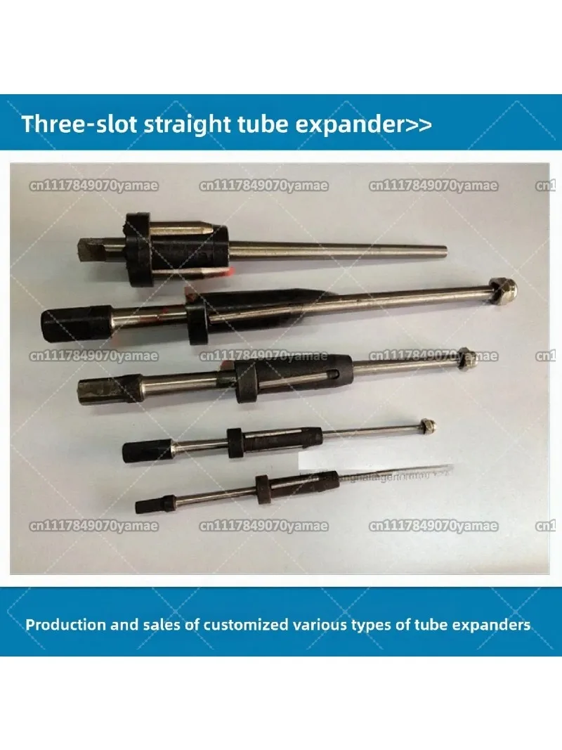 Three-Slot Straight-Through Tube Expander Condenser Maintenance Tool for Copper Pipe Expanding