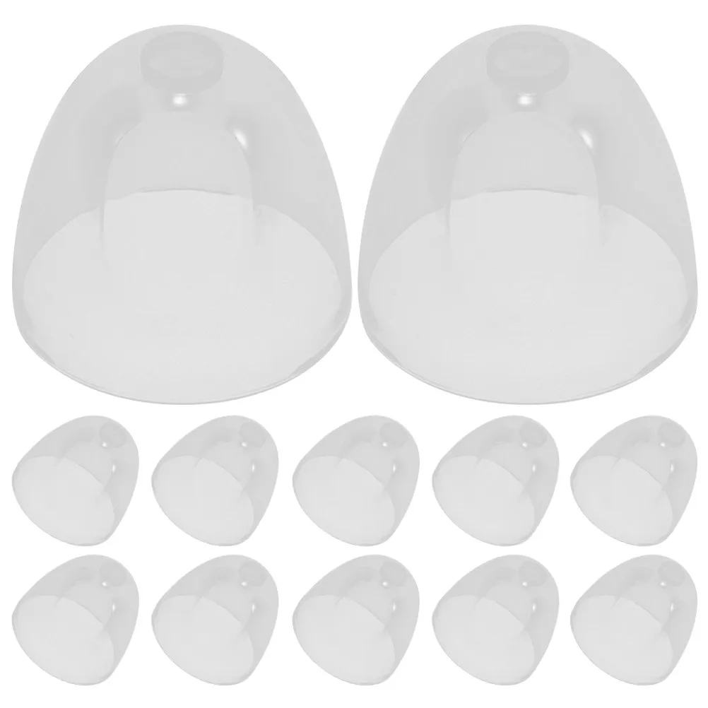 

8 шт. пластиковых крышек для детских бутылочек с широким горлышком, сменные крышки для бутылочек для кормления, герметичные купольные крышки для хранения молока для новорожденных