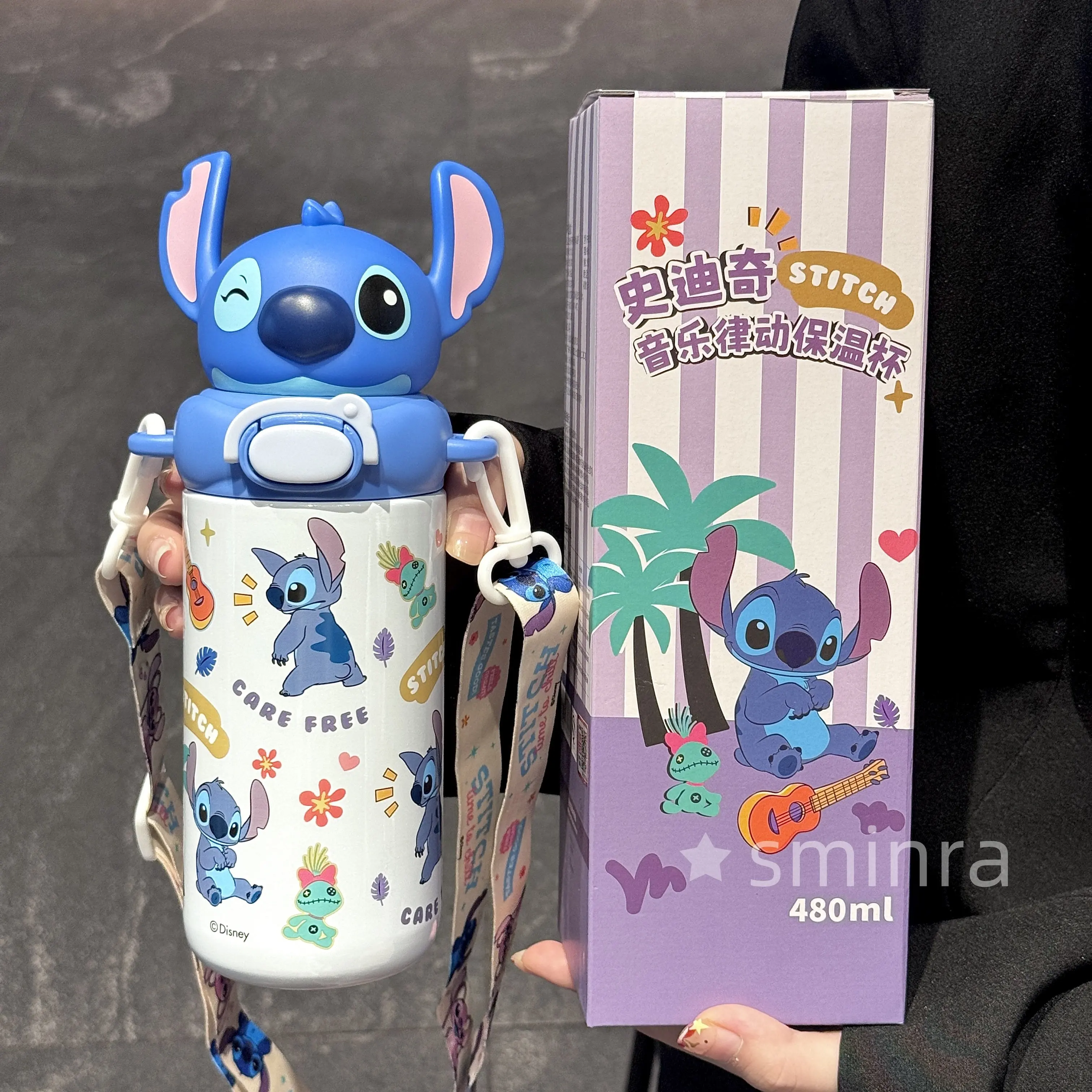 

New Disney Judith Nick Children'S Insulated Cup, New High Beauty Straw Cup, School Specific Strap Water Cup, New Year Gift Cup
