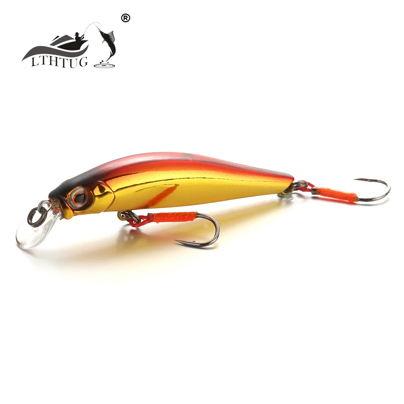 Stream Sinking Minnow With Assisthook Fishing Lure Wobbling Artist FR55 4g Peche Leurre Isca Artificial Bait For Perch Pike Club