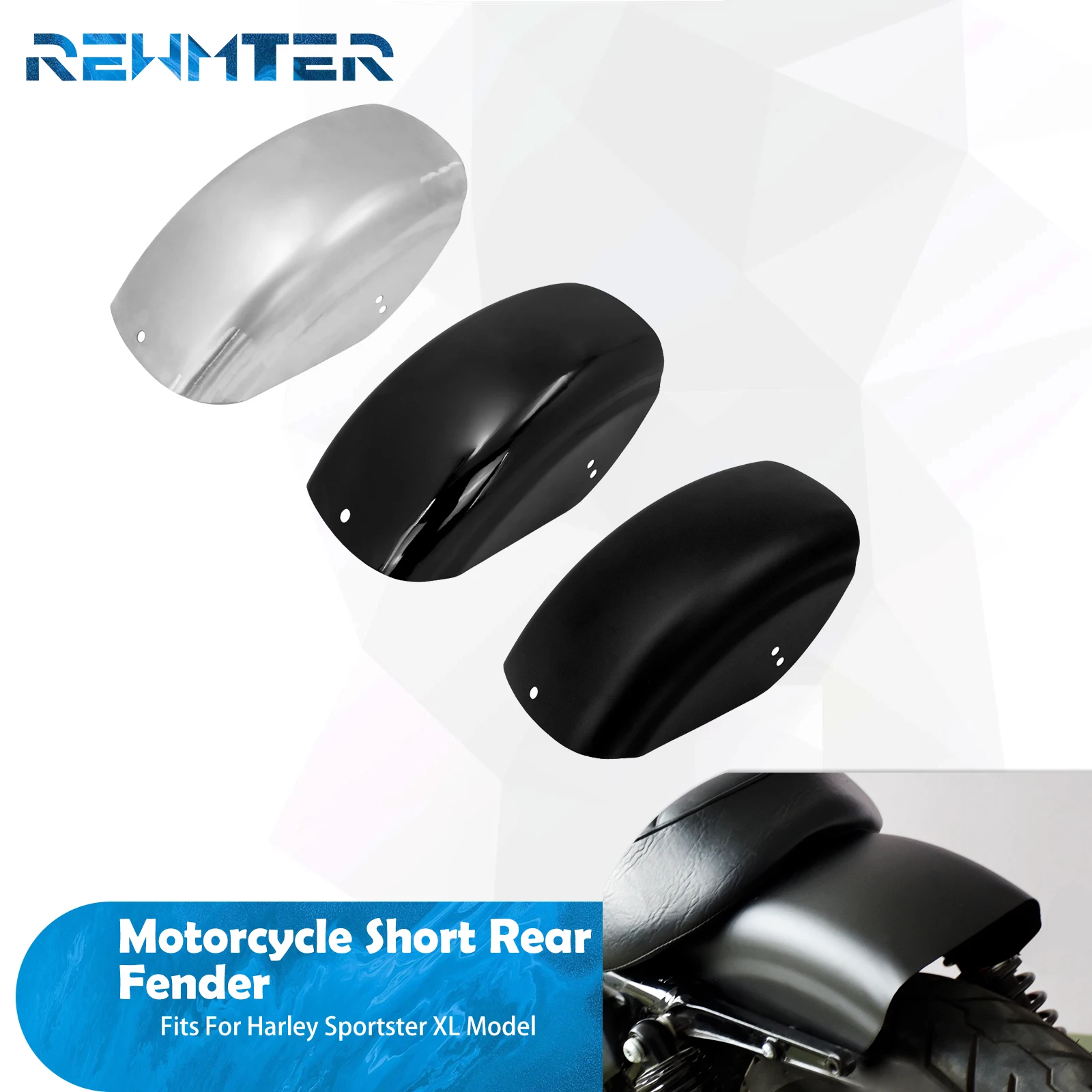 

Motorcycle Rear Fender Short Mudguard For Harley Sportster Iron XL883 1200 72 48 Seventy Two Bobber Mud Guard Protector Cover