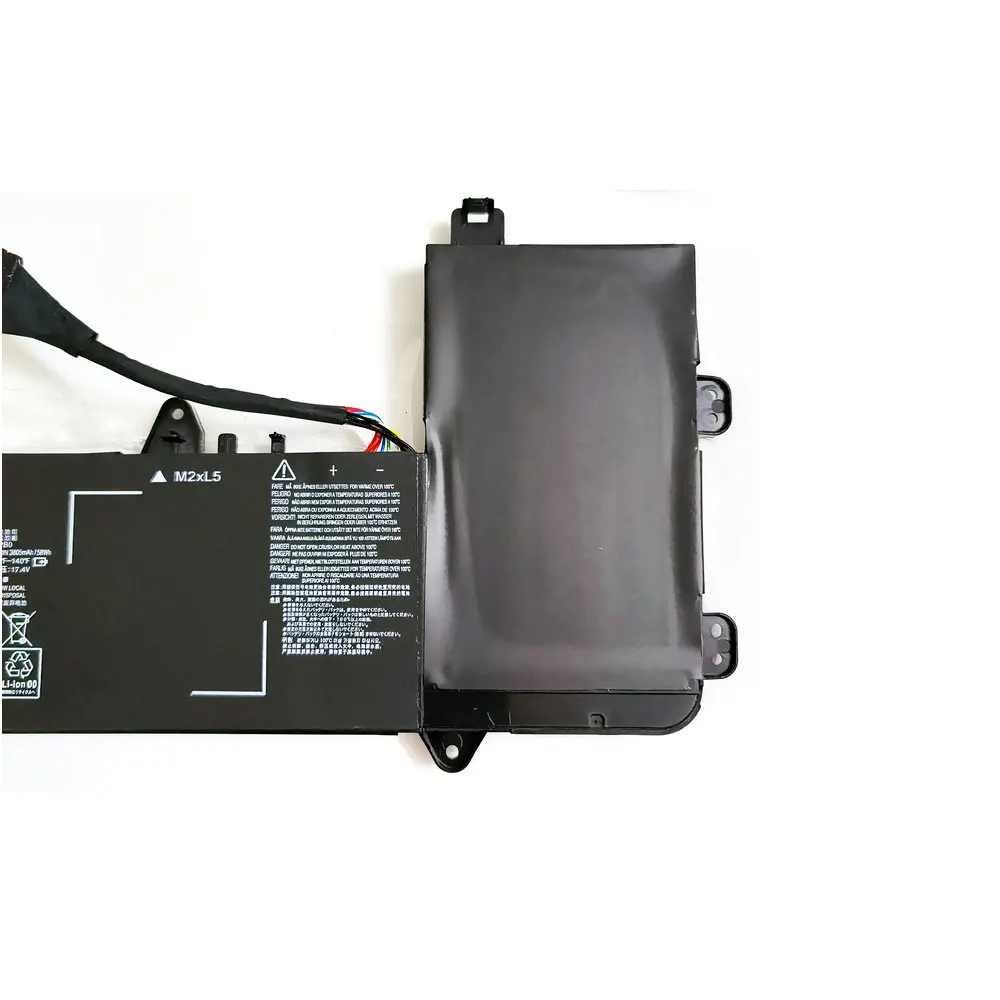 Imagem -03 - Bateria do Portátil Lenovo Legion Nova Bateria 3910mah 15.36v 60wh Y710 Sit Y72015 L16s4tb0 L16m4pb0