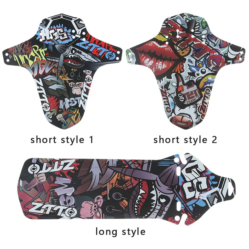 1 Pc MTB Bike Fender Mountain Bicycle Front Back Short Long Mudguards Road Cycling Mud Removal Bicycle Parts