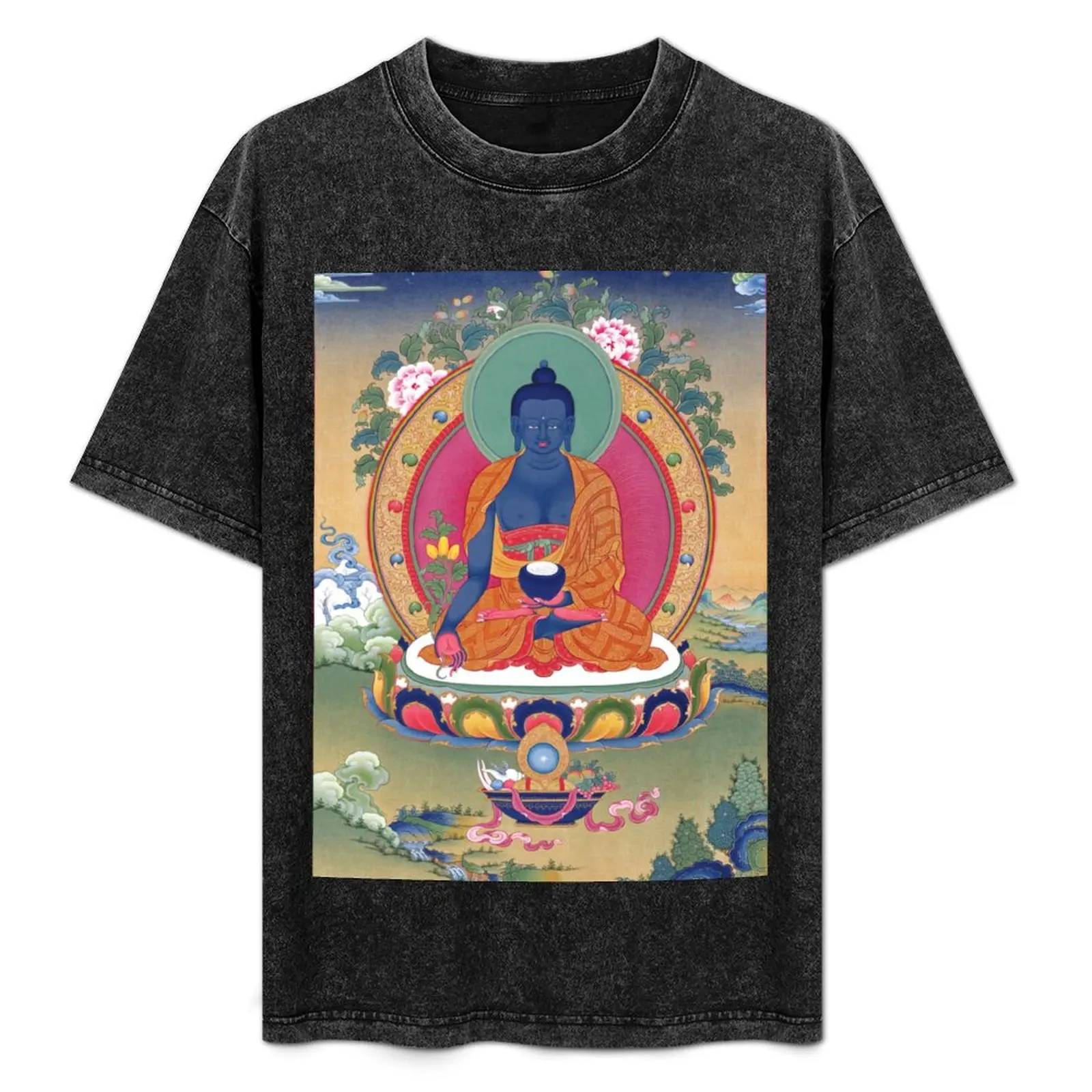 

The Medicine Buddha and the Power of Healing T-Shirt Independence Day Short Sleeve T-Shirt