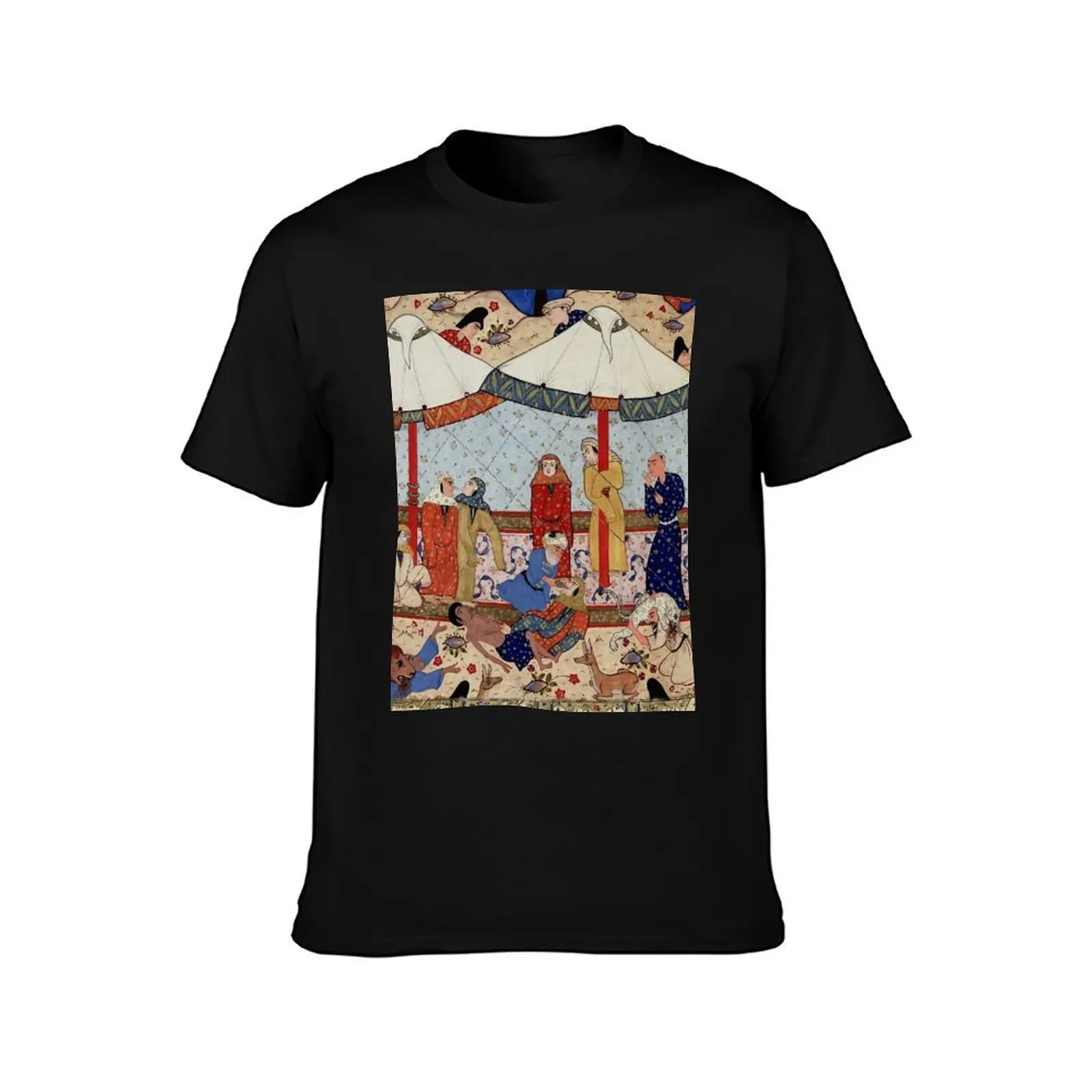 The fainting of Layla and Majnun 16th Century Persian T-Shirt basketball graphic tees plain cute clothes tee shirts for men