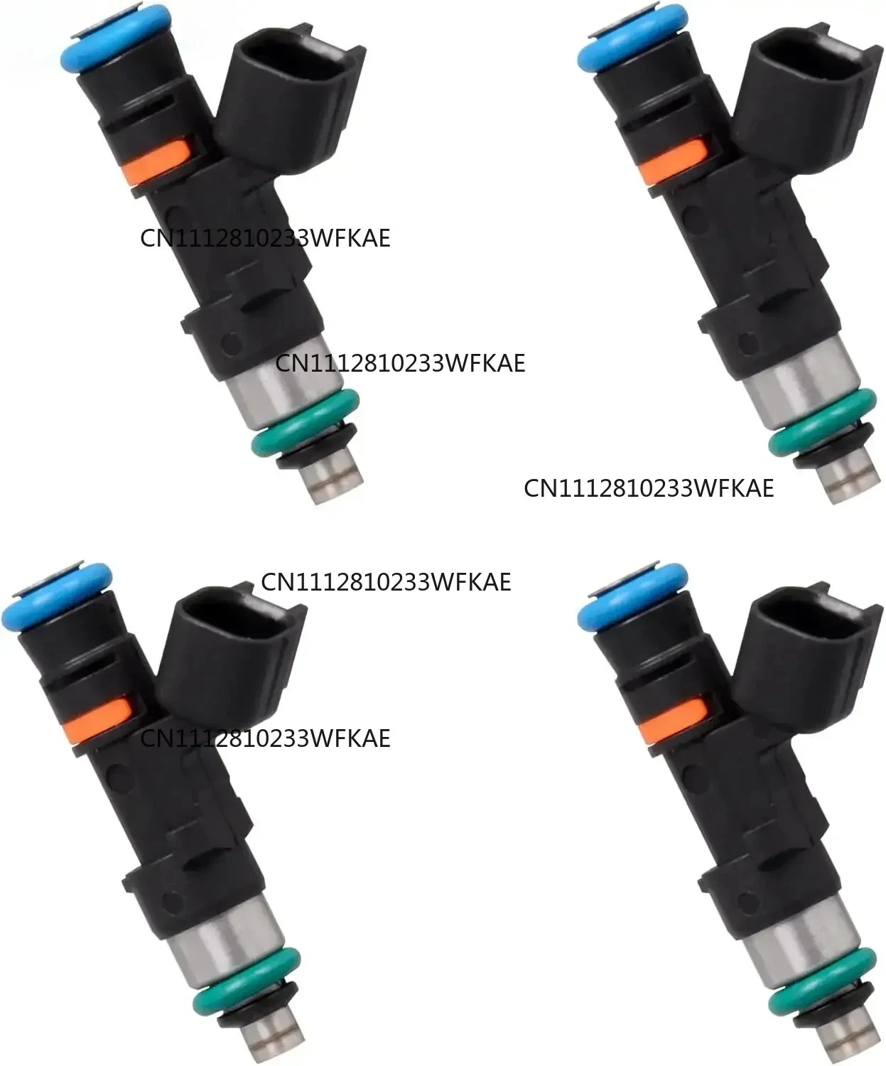 4PCS Fuel Injector 6 Holes 550cc EV14 Compatible with Audi VW Acura RSX 1.8T Turbo Engine ONLY Replaces 0280158117 0280158298