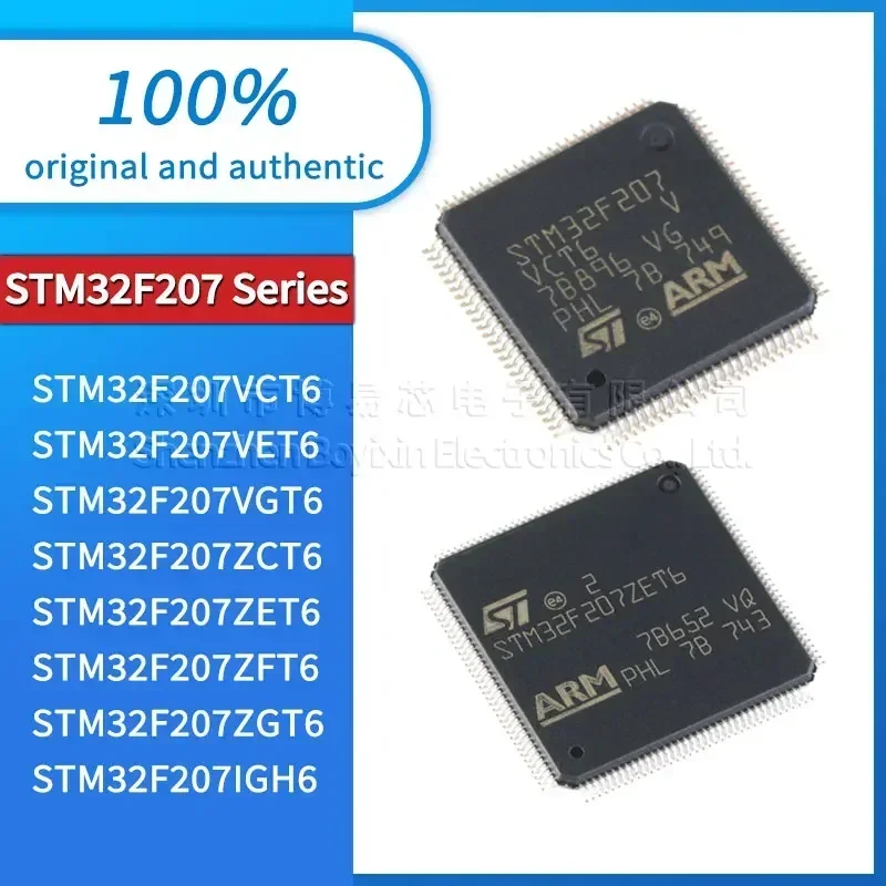 

STM32F207IGH6 STM32F207ZGT6 STM32F207ZFT6 STM32F207ZET6 STM32F207ZCT6 STM32F207VGT6 STM32F207VET6 STM32F207VCT6 Standard version