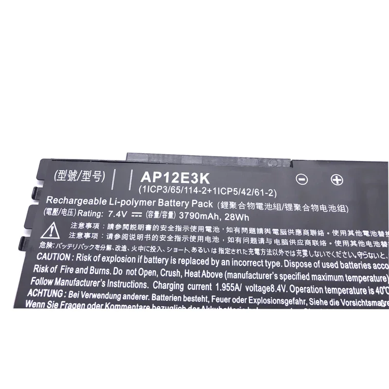Imagem -05 - Bateria Nova do Portátil de Lmdtk Ap12e3k para Acer Aspire s7 S7191 Ultrabook 11 Cp3 65 1142 Cp5 42 61-2 7.4v 3790mah 28wh