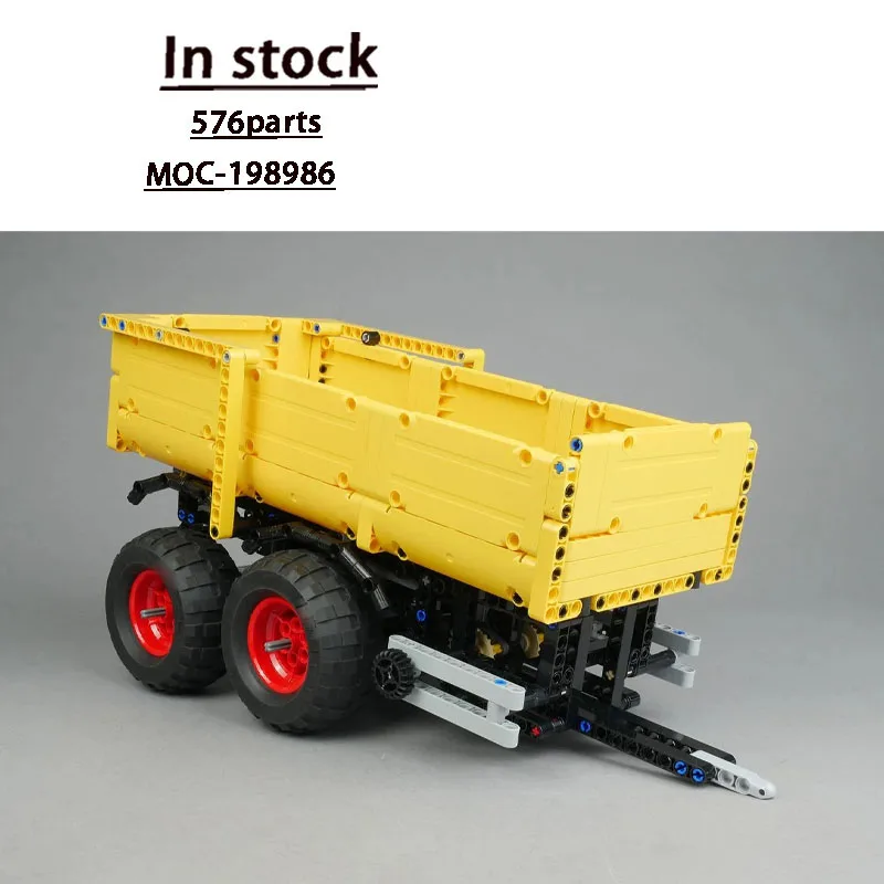 

MOC-198986 Classic New Tilt Trailer Building Block Model 576 Parts MOC Creative Boys' Children's Birthday and New Year Toy Gift