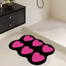 Bathroom non slip floor mat, door absorbent diatomaceous earth soft cushion, anti fall foot mat, quick drying