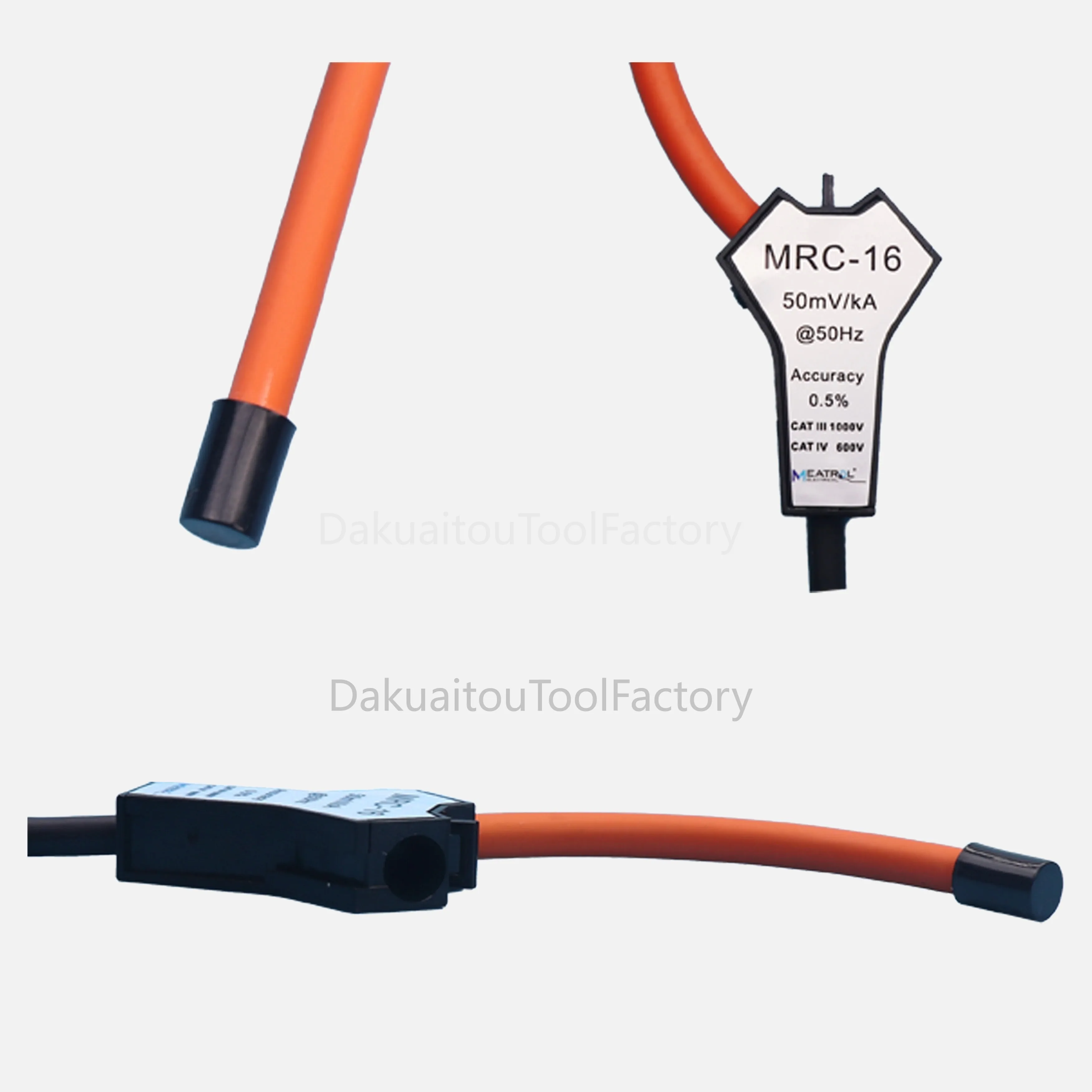 300A Rogowski coil Current Clamp MRC-24 Flexible Current Probe AC Current Sensor Rogowski coil