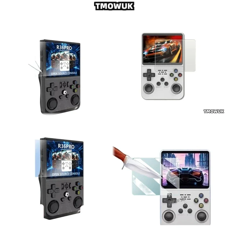 

Retro Console Tempered Glass Anti-fall Screen Protector For R36Pro R36S R35D RGB20S R36XX R40S Pro K36 R36HD