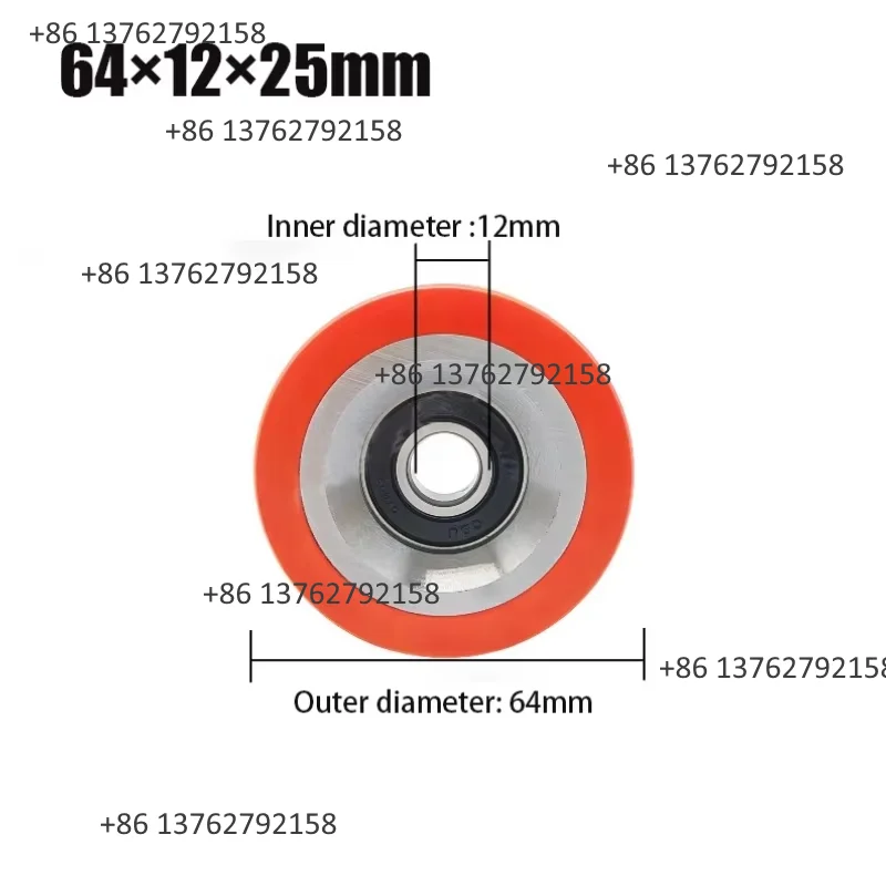 Dryer Positioning Roller Wheels Fit Laundry Dryer 12mm Hole Bearing Quiet Mute Roller Commercial Dryer Replacement Spare Parts