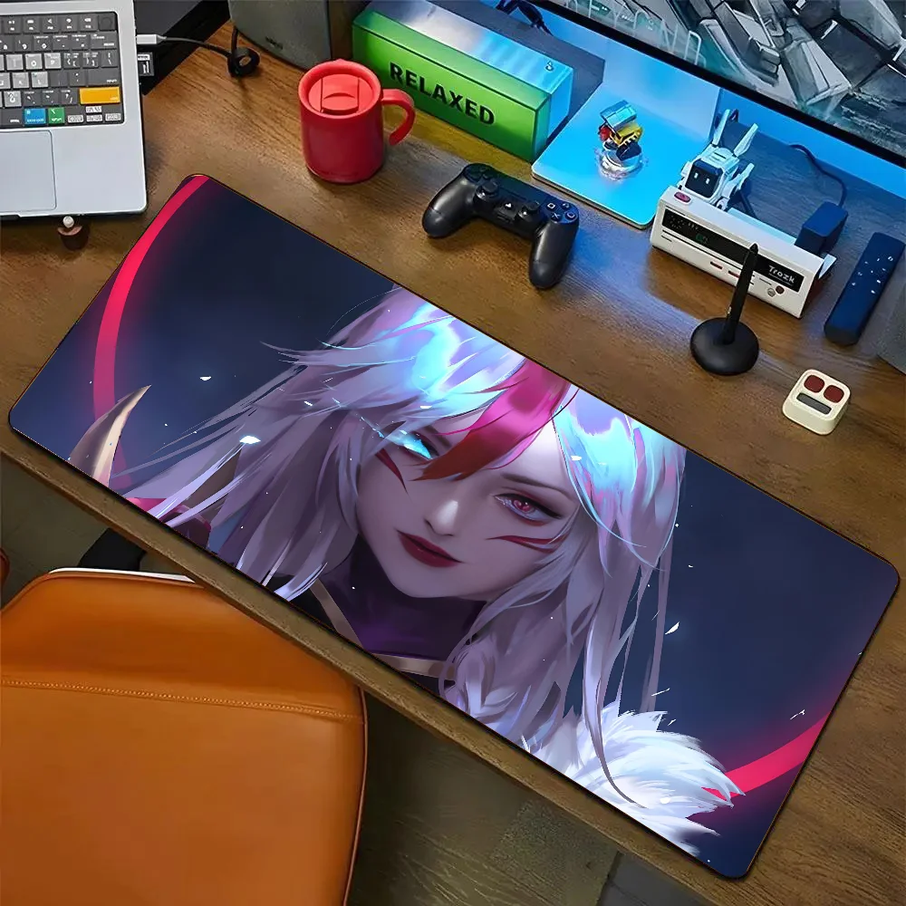 1PC  W-Winter Wanderer Xayah LOL Non-slip Mouse Pad Suitable For Office Computers Laptops E-sports Game Desk Mats XXL Keyboard