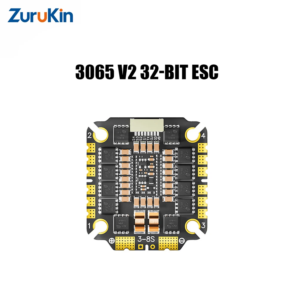 Aocoda-RC 3065/3075 V2 32-Bit 4-in-1 ESC 3-8S Lipo 30.5*30.5mm for FPV Racing Drones & RC Airplanes Freestyle DIY Parts