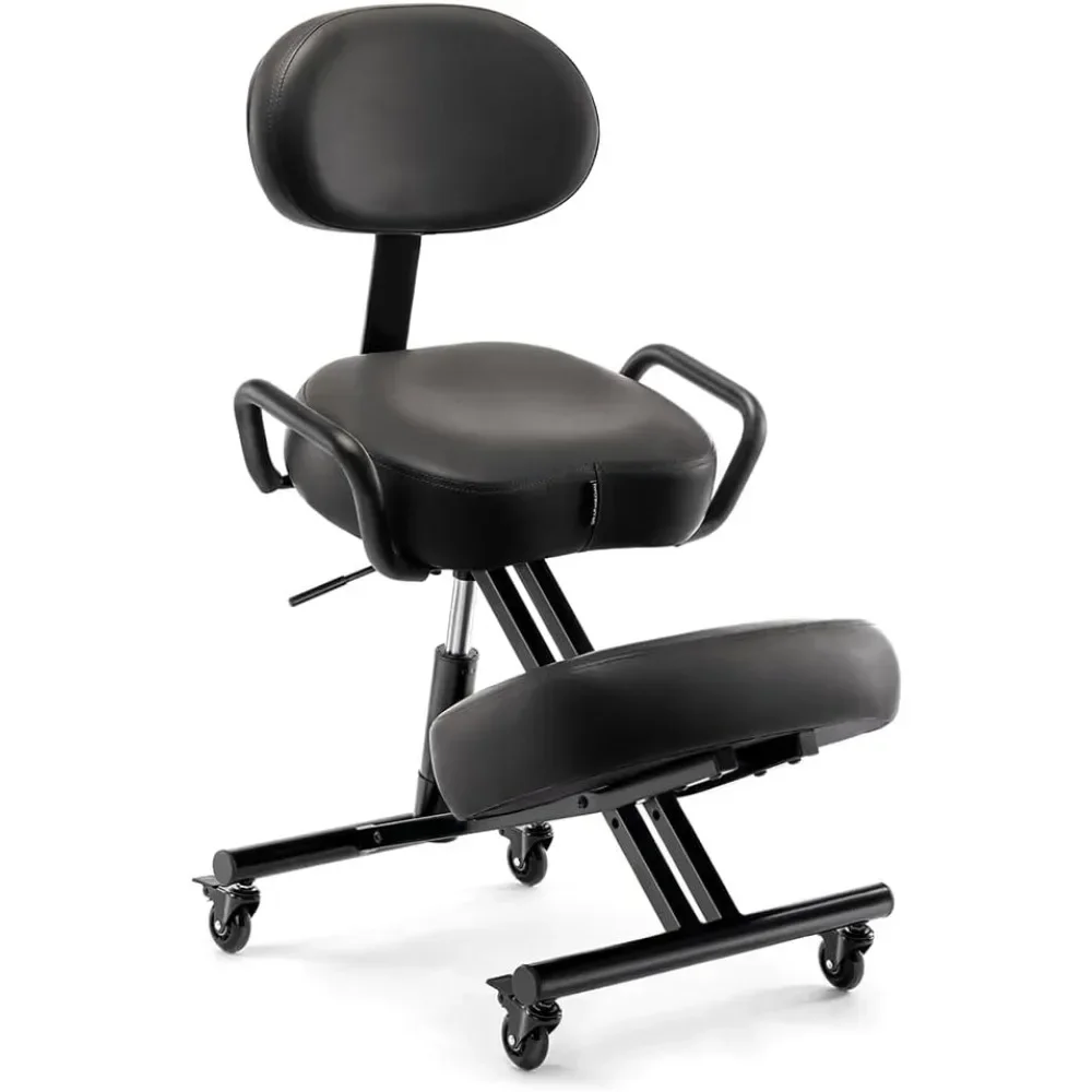 

Ergonomic Kneeling Chair 512 AKONI, Adjustable Stool for Home and Office, Improve Your Posture, Thick Comfortable Cushions