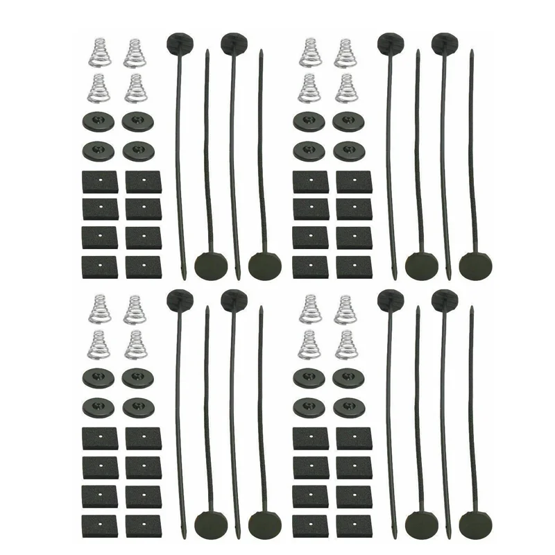 ELECTRIC RADIATOR FAN TIE STRAP MOUNTING KIT 4 PACK ZIP TIES STRAPS TABS SPRINGS