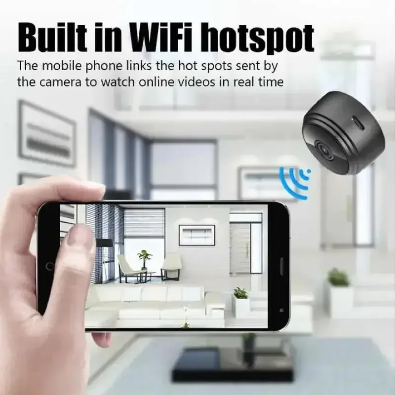 A9 Mini Camera HD 720P Intelligente Home Security IP WiFi Camera Monitor Mobiele externe camera Mobiele externe toepassing