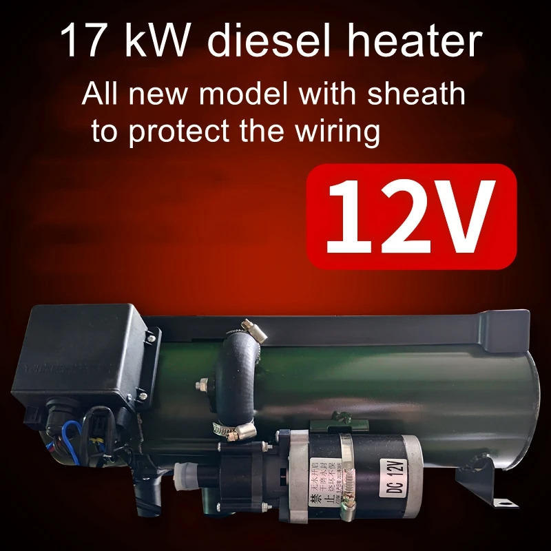 Diesel Verwarming Ketel Brandstof Voertuig Diesel Auto Heater 12KW 16KW 17KW 12v 24v Vrachtwagen Motor Voorverwarmer