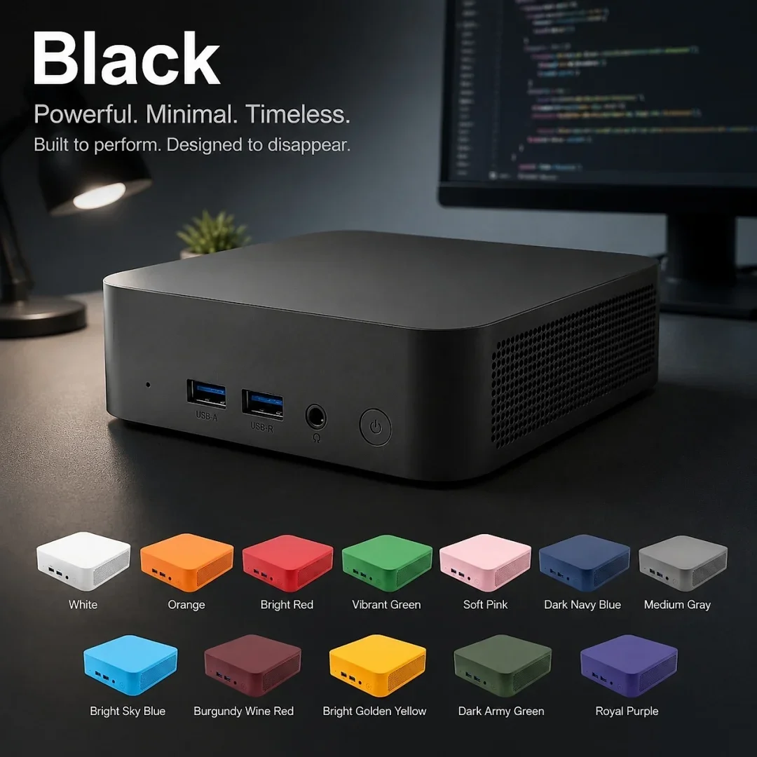 Mini PC Hotselling Windows 11 Intel N150 16GB RAM 256GB 1TB SSD PC Gamer Computer Dual WIFI 6 BT5.2 4K HD Mini Gaming Pc Desktop