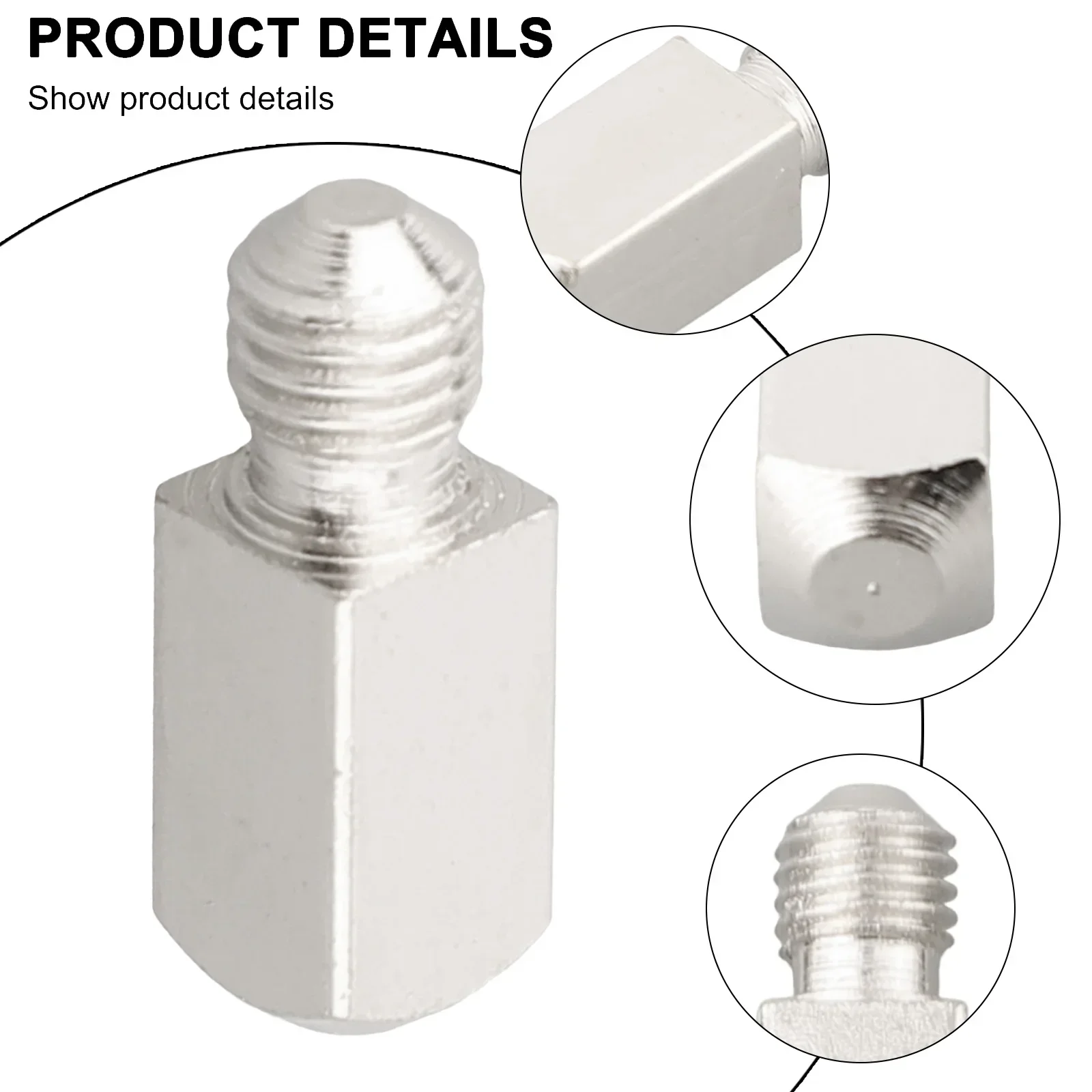 Cabezal de conversión de exprimidor de eje cuadrado de acero inoxidable, piezas de mezclador de perno de accionamiento de Metal para Oster 6628 6632, accesorios de exprimidor, 2 piezas