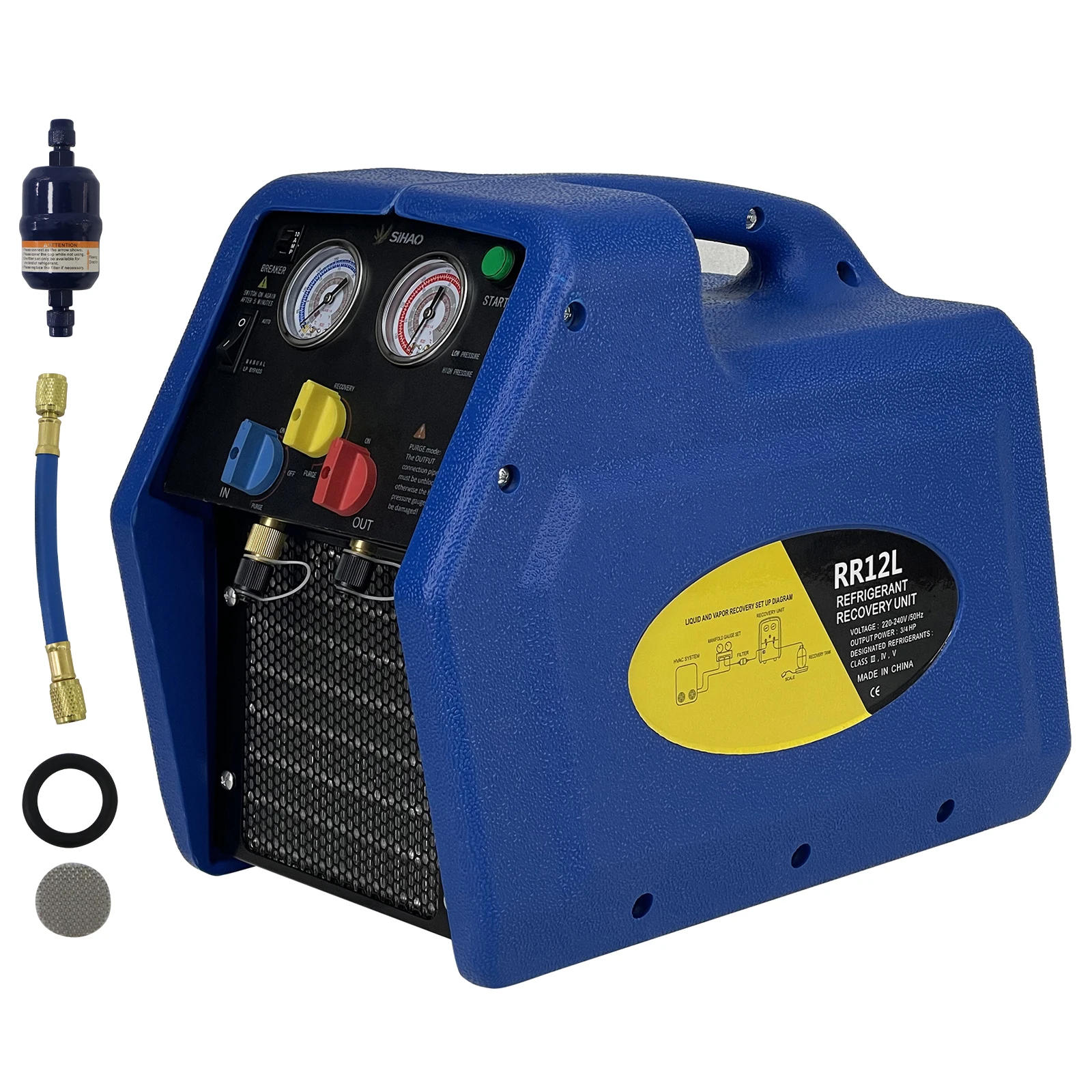 시하오 1750 RPM 냉매 회수기 3/4 1HP 휴대 - Coolant Flush Machine 리뷰 및 가격