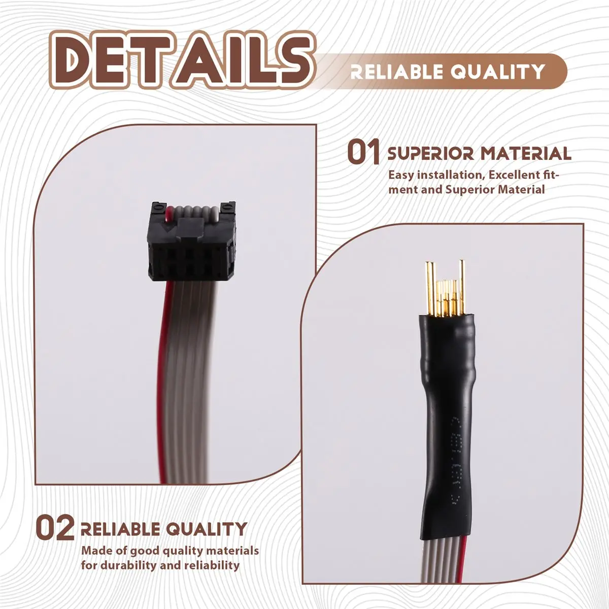 DT85 1 szt./partia TC2030-IDC-NL-10 TC2030 IDC NL 10 6-pinowe złącze do wtyczek z pinami ™   Kabel ze sprężynowym złączem — zdjęcie produktu 5