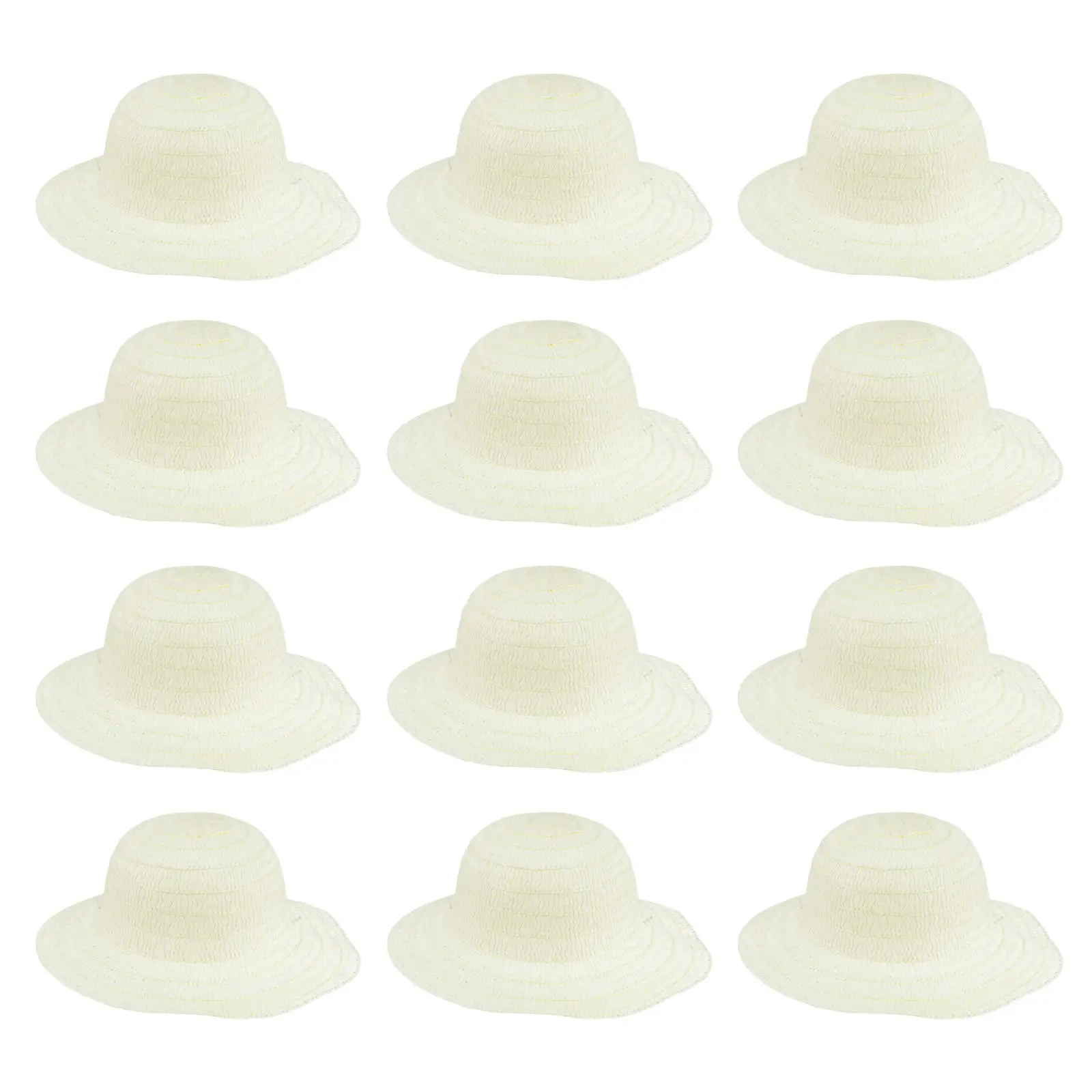 12pcs-blank-straw-hats-for-crafts-kids-creative-farmer-hats-lightweight-breathable-summer-sun-caps-for-boys-girls-hand-painted