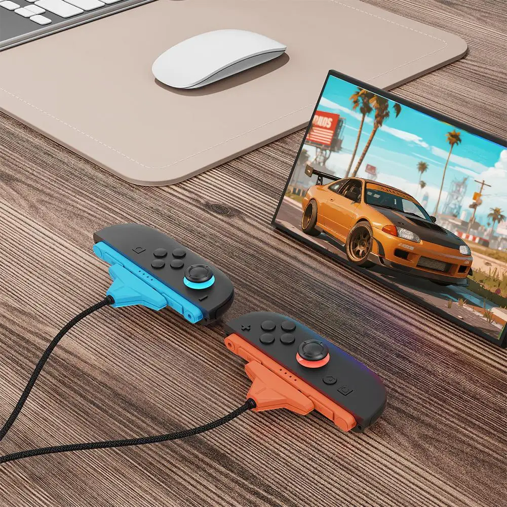 Charger Cable Charging Cord Accesories For Nintendo 2 Joycon Controller 8.2FT Nylon Braided USB-A Ports Fast Charging