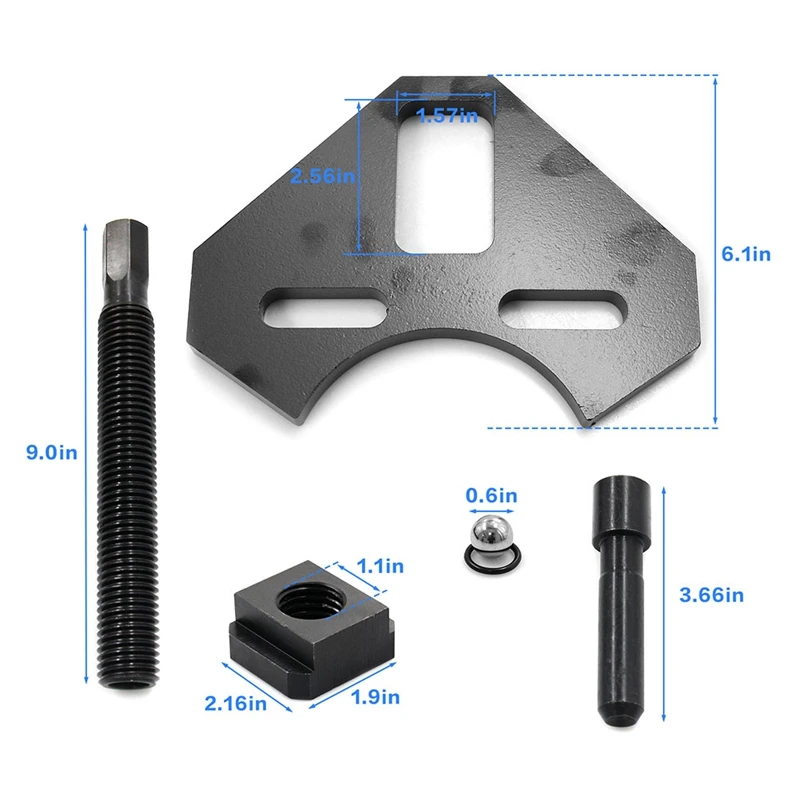 40100 Hub Remover, 40100 Hub Remover Tool Sets Fits For 5, 6, And 8 Lug Hub Assemblies On Cars Or Trucks (1/2Inch Thick) Durable image 6