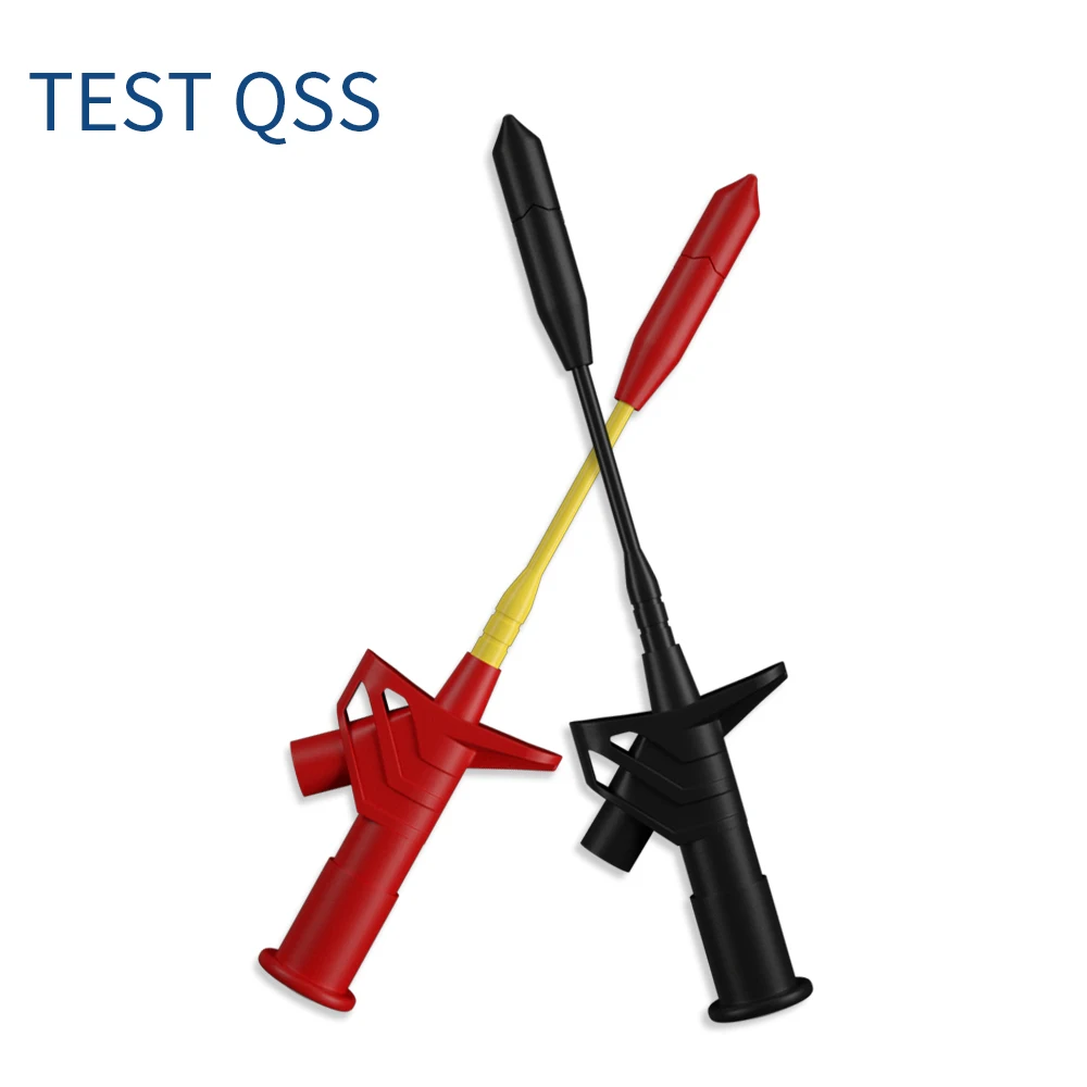 QSS Stainless Puncture Test Probe Full Insulated Wire piercing Needle  With 4mm Banana Socket Q.30019