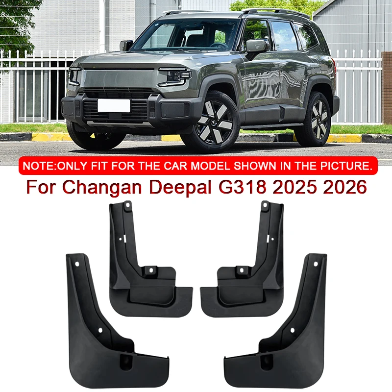

For Changan Deepal G318 2025 2026 Car Styling ABS Car Mud Flaps Splash Guard Mudguards MudFlaps Front Rear Fender Accessories
