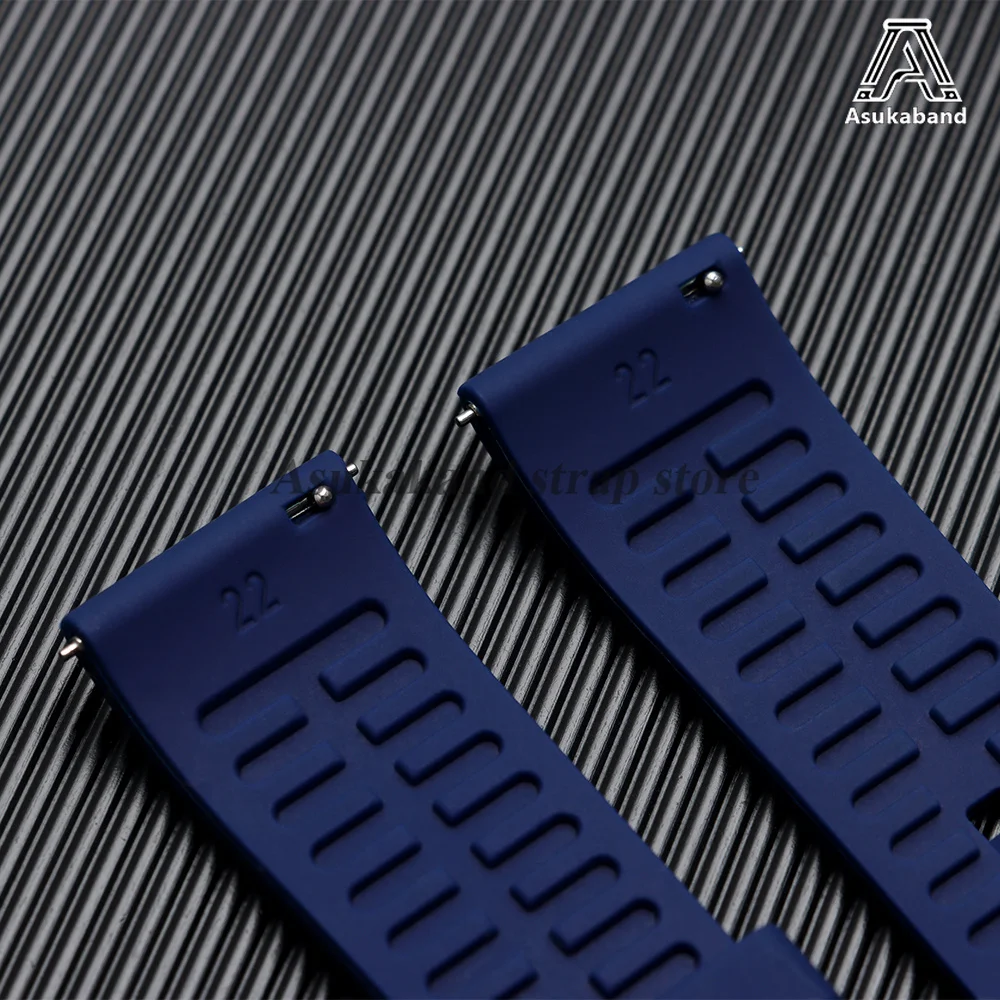 18mm 19mm 20mm 21mm 22mm 24mm Silicone WatchBand for Seiko for Rolex Watchstrap Men Women Quick Release Rubber Strap Bracelets view 2