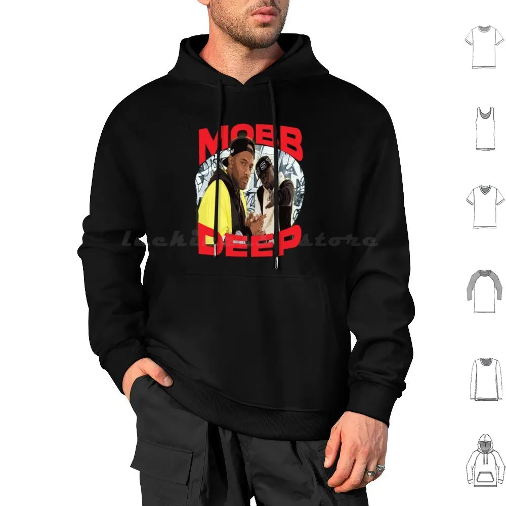 Mobb Deep Hoodies Long Sleeve Mobb Deep Mobb 50 Cent Hip Hop Duo Rap Hip Hop Havoc The Infamous Mobb Deep Mobb Skit