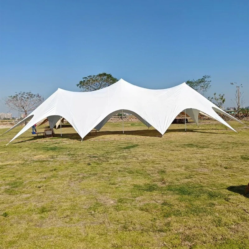 

Супер большая палатка для кемпинга с защитой от солнца и дождя, одинарный/двойной/три пиковый тент