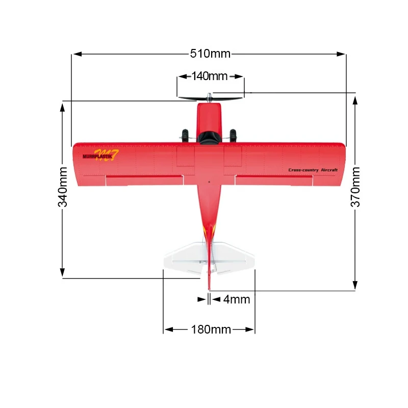 Qidi560 مور M7 على الطرق الوعرة طائرة مزودة بجهاز للتحكم عن بعد 4CH فرش طائرة التحكم عن بعد الثابتة الجناح نموذج طائرة EPP رغوة لعب للأطفال