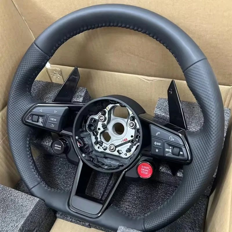 Customized Leather Car Steering Wheel For Audi B8 TT RS Q5 RS RS5 TT MK2 SQ5 C6 B8.5 Q7 S4 A1 Q3 S8 C8 S6 A8 Steering Wheel